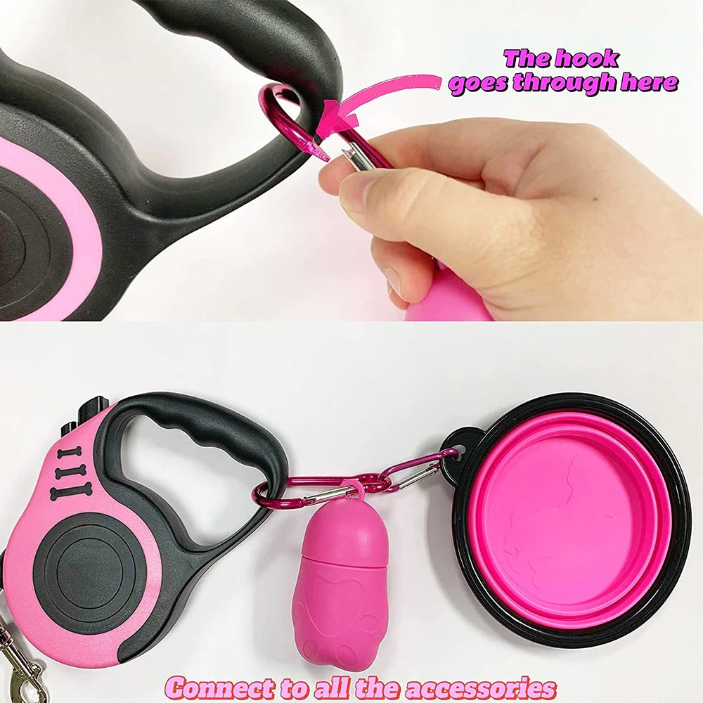 3m And 5m Durable Dog Leash Automatic Retractable Nylon Cat Lead Extension Puppy Walking Running Lead Roulette For Dogs Pet Products - 5 - CJ