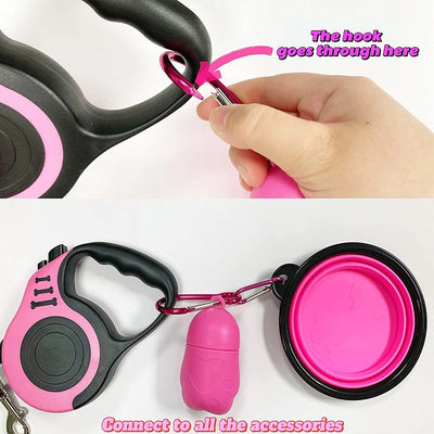 3m And 5m Durable Dog Leash Automatic Retractable Nylon Cat Lead Extension Puppy Walking Running Lead Roulette For Dogs Pet Products - 5 - CJ