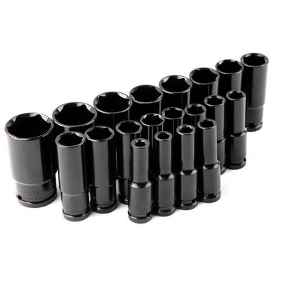 20PCS Deep Impact Socket Set 1 2 Inch Drive Metric 8 - 32mm Lifetime Warranty UK - 5 - CJ