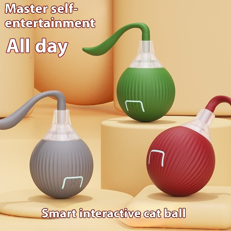 Interactive Cat Toy Ball Super Drive Cat Rolling Ball - 0 - CJ