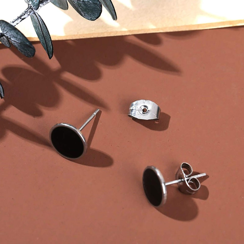 1 Pair Of Pierced Earrings For Men And Women Punk Stainless Steel Earrings Hip Hop Fashion Earrings Party Date Holiday Gifts - 5 - CJ