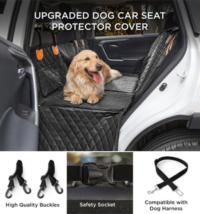 Made4Pets Pet Dog Car Back Seat Cover Back Seat Extension Pad Can Bear 400 Pounds Waterproof And Non - slip Dog Car Hammock Eight - layer Hard Bottom With PE Foam Easy To Install And Clean - 5 - CJ