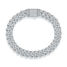 1The Light Of Faith Luxury Fashion Mossan Diamond S925 Silver Bracelet Prohibit Tk Sales - 5 - CJ