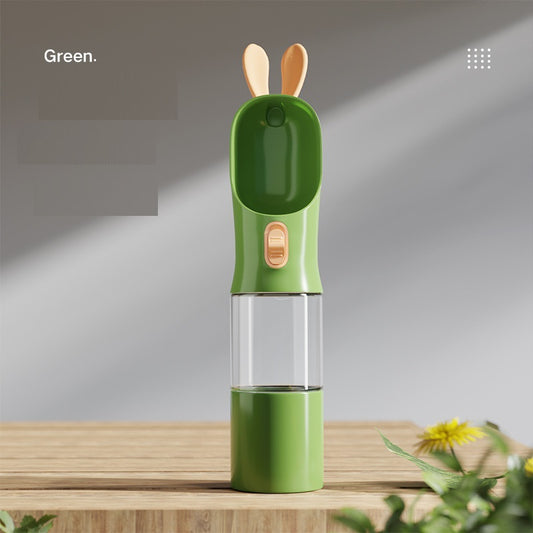 Pets Go Out Portable Feeding And Water Feeding Cup - 0 - CJ - Green - Water and food cup - CJYC152005801AZ