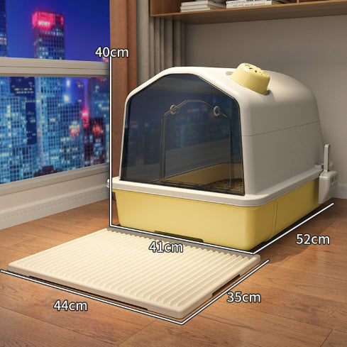 Fully Enclosed Odor Proof Litter Box For Cats - 0 - CJ