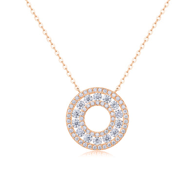 1Reciprocating - A Fashionable And Luxurious Diamond Jewelry Pendant Set With Moissanite S925 Sterling Silver Prohibit TikTok sales - 5 - CJ