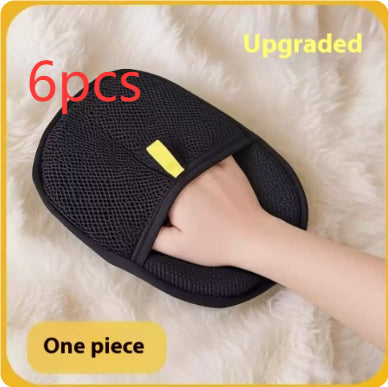 Pet Hair Remover Mitt Pet Hair Remover Gloves Deshedding Brush Glove For Dog Cat Rabbit With Long Short Curly Hair - 0 - CJ