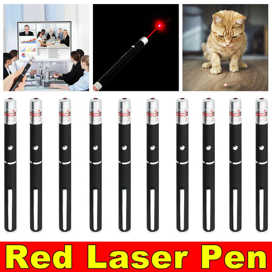 650nm Red Laser Pointer Pen Light Visible Single Beam AAA Lazer Torch 10PCS 9900 Miles Mini Small Teaching Pen Light Pet Toys - 5 - CJ