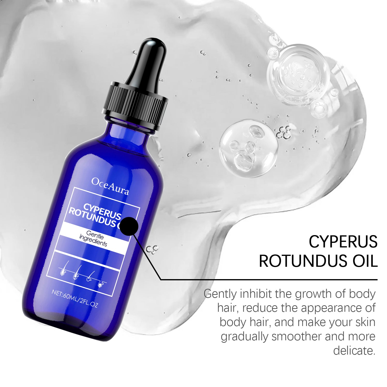 OceAura Hair Care Essential Oil, Daily Body Care Essential Oil For Nourishing, Smooth And Delicate Skin - 5 - CJ