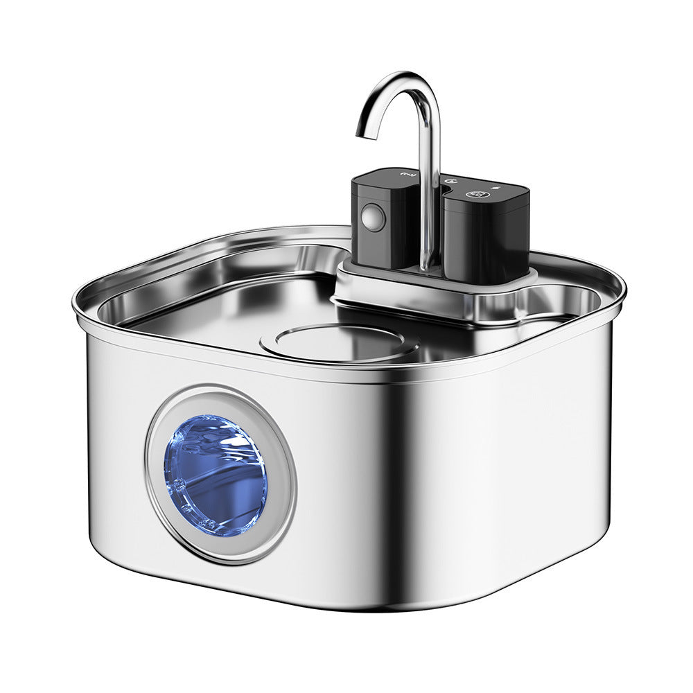 Stainless Steel USB Smart Pet Water Fountain - 0 - CJ