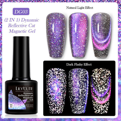 Diamond In The Debris Cat Eye Series Nail Polish Gel - 0 - CJ