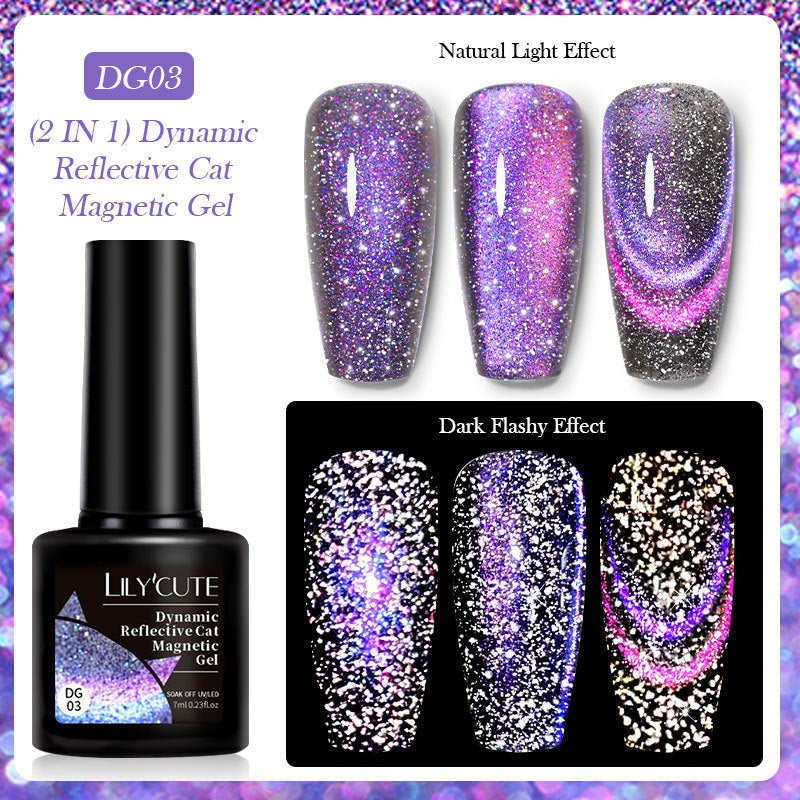 Diamond In The Debris Cat Eye Series Nail Polish Gel - 0 - CJ