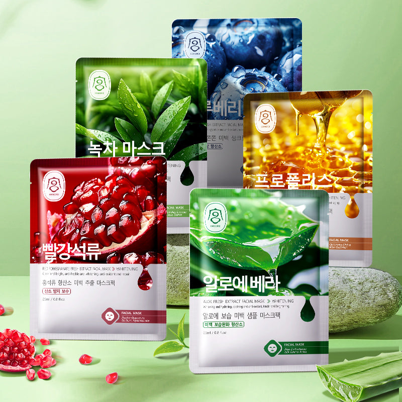 Gong Pei Aloe Vera Moisturizing And Brightening Fresh Extract Sheet Mask 25ml - 4 - CJ