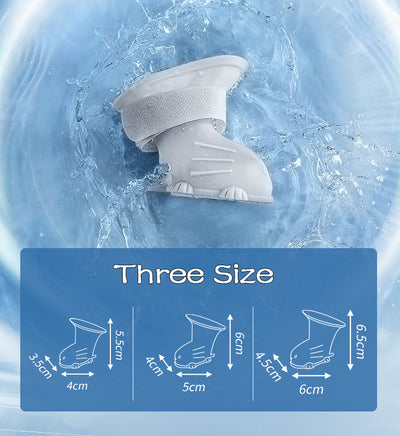 Dog Rain Boots 4Pcs Pet Dog Puppy Warm Waterproof Silicone Non - Slip Rain Boots Footwear Shoes Dog Cat Pet Toy Dog Rain Boots  Dog Rain Shoes, Cat Rain Boots, Waterproof Foot Cover, Soft Bottom Shoes - 5 - CJ
