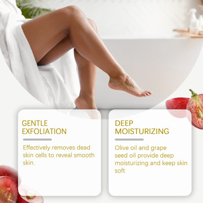 West Month Exfoliating Scrub, Gentle Exfoliating Dead Skin Hydrating Exfoliating Scrub - 5 - CJ