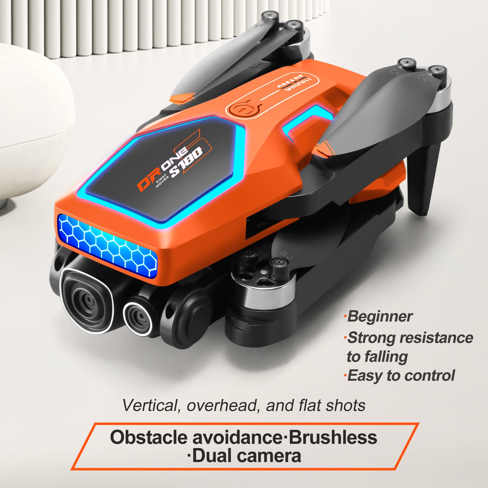 S180 Drone Brushless Power Intelligentobstacle Avoidance