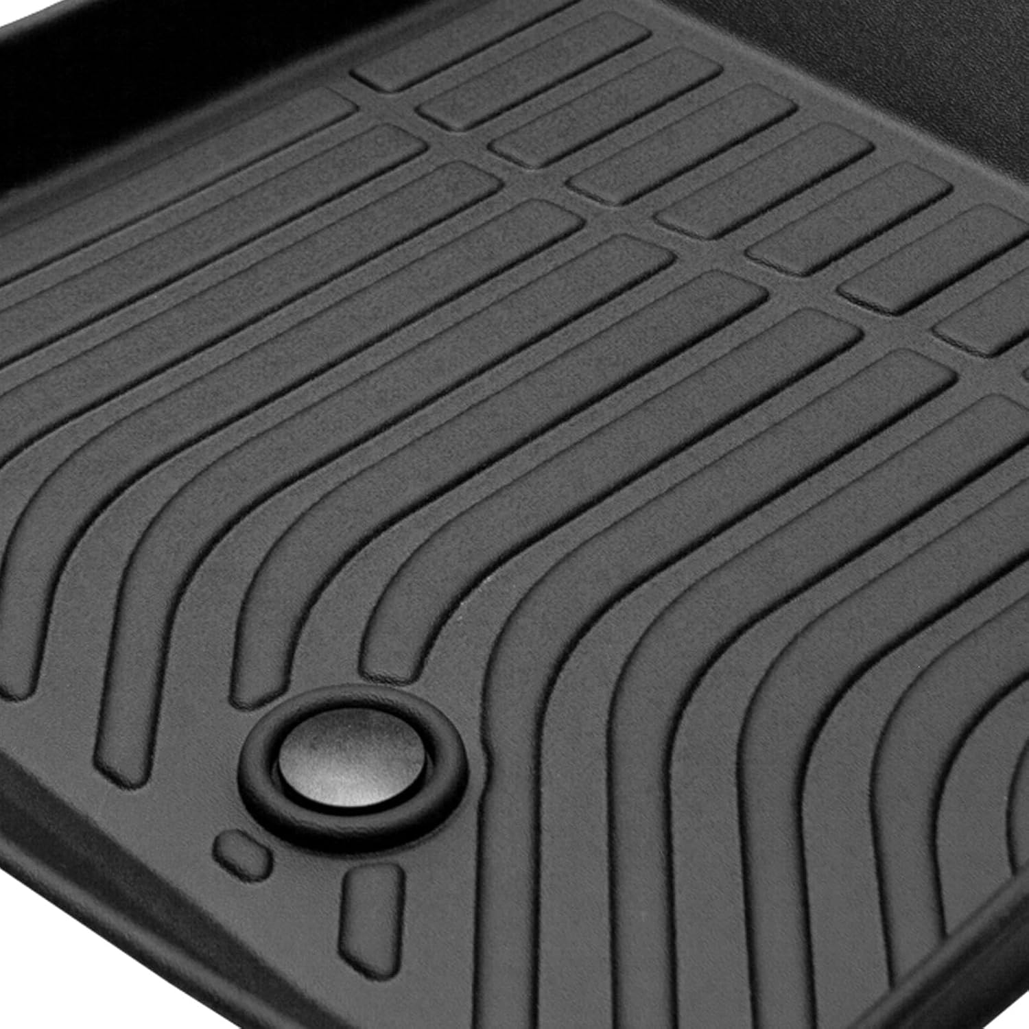 Car Floor Mats For Skoda Octavia 2021 - 2023,TPE All - Weather Floor Mats,Waterproof, Anti - Slip, Durable Interior Protection Accessories,Black - 5 - cjdropshipping