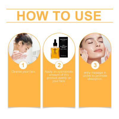 West&Month Sea Buckthorn Moisturizing Essence Gentle Moisturizing Hydrating Moisturizing Firming Skin Tender Essence - 5 - CJ