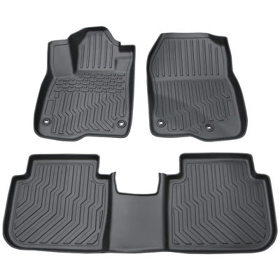 Car Floor Mats For 23 - 24 CRV Hybrid Black All - Weather TPE Rubber Car Mats - 5 - cjdropshipping