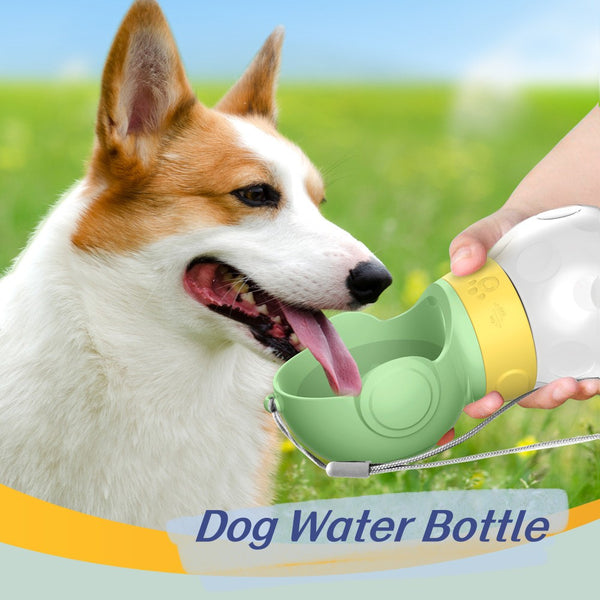 Dog Water Bottle Portable Travel Pet Drinker Leak Proof Dog Bowl Food Cat Fountain Outdoor Walking Drinking Bottle Dogs Feeder - 0 - CJ