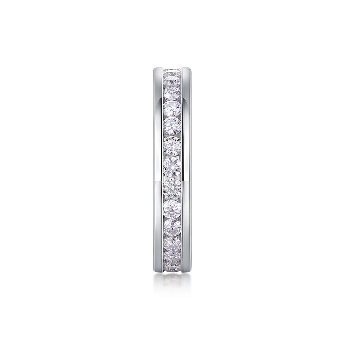 1Diamond Ring Luxury Fashion Set Moissanite Silver Ring Prohibit TikTok sales - 5 - CJ