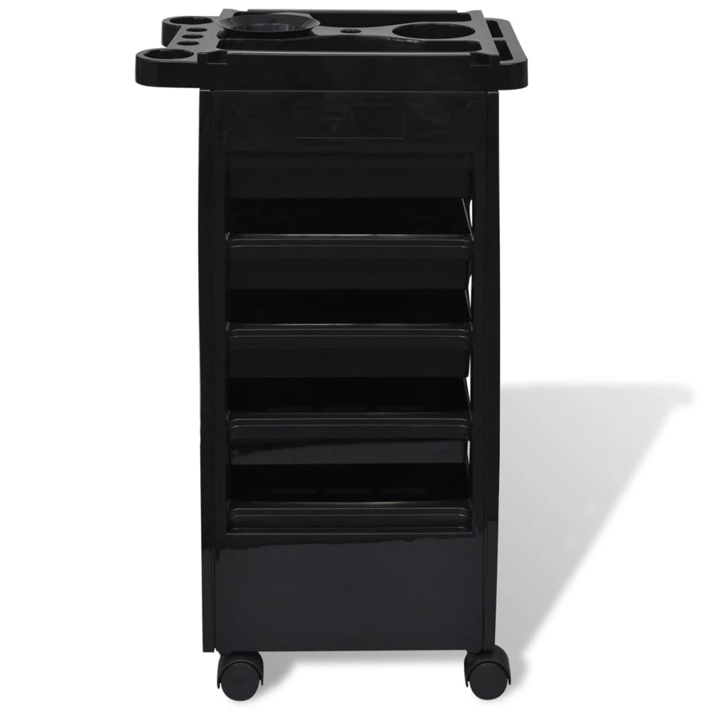 Hairdressing Trolley, Plastic with Wheels - 5 - CJ
