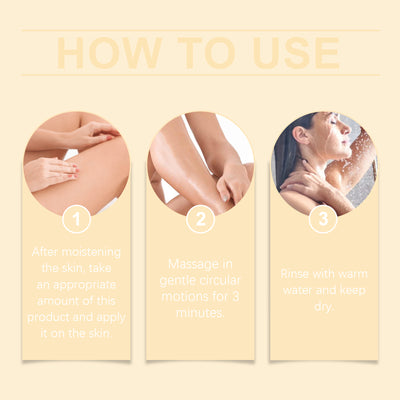 OUHOE Vanilla Body Scrub Gently Exfoliates And Nourishes Rough Skin - 5 - CJ