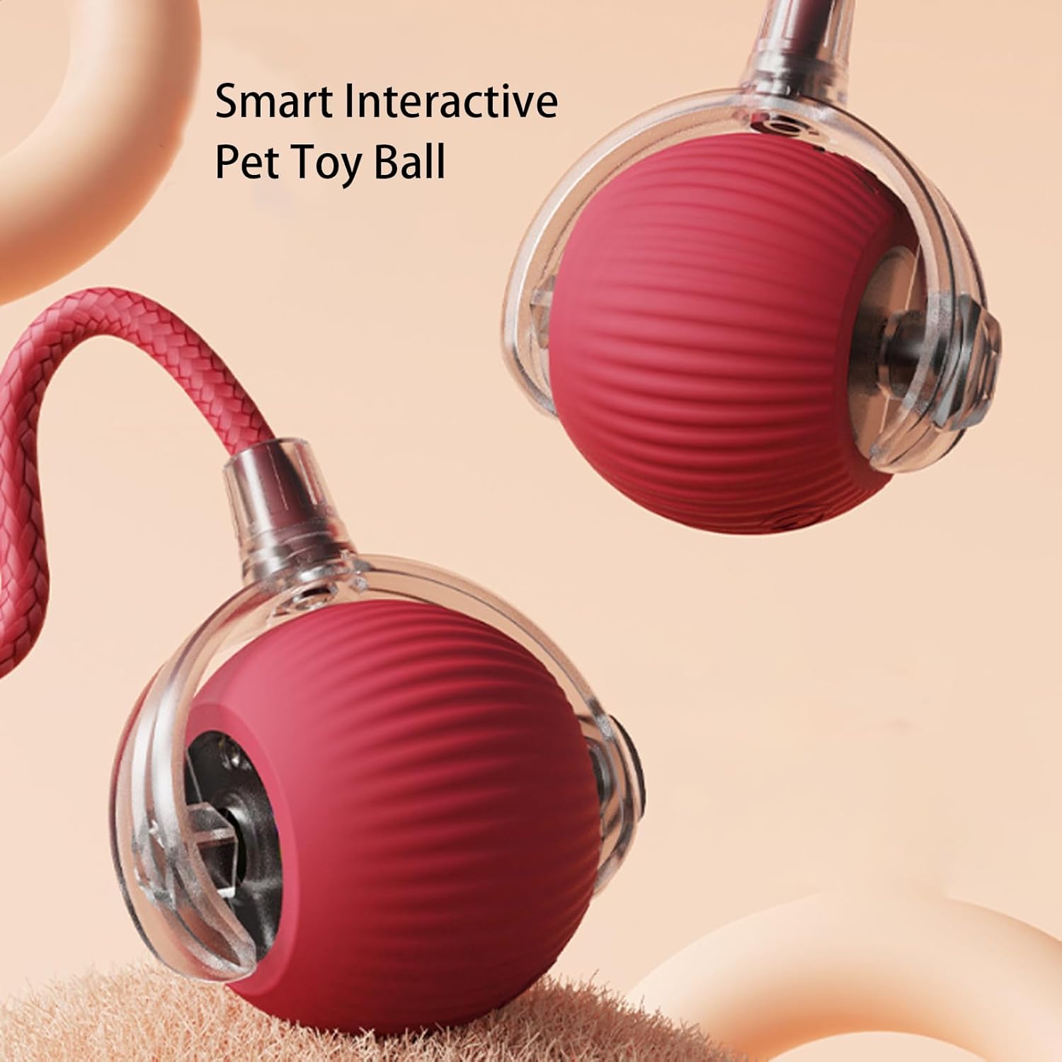 Rolling Ball Ball For Dogs Doggie Ball Interactive Dog Smart Ball Toy Interactive Cat Ball Toy 360  Smart Automatic Rolling Pet Ball - 4 - CJ
