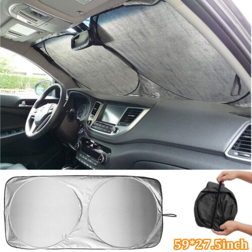 Car Window Sunshade Sun Shade Visor Windshield Cover Auto Car SunShade Anti Snow Ice Windshield Sunshade Car Windshield Sunshade - 5 - CJ