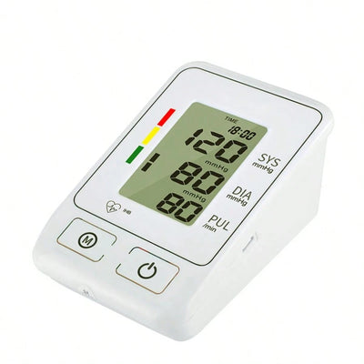 Blood Pressure Monitor Upper Arm Blood Pressure Monitors For Home Use With Bp Cuff, Large Screen Bp Machine, 190 Memory, USB Powered And Battery Powered - 5 - CJ