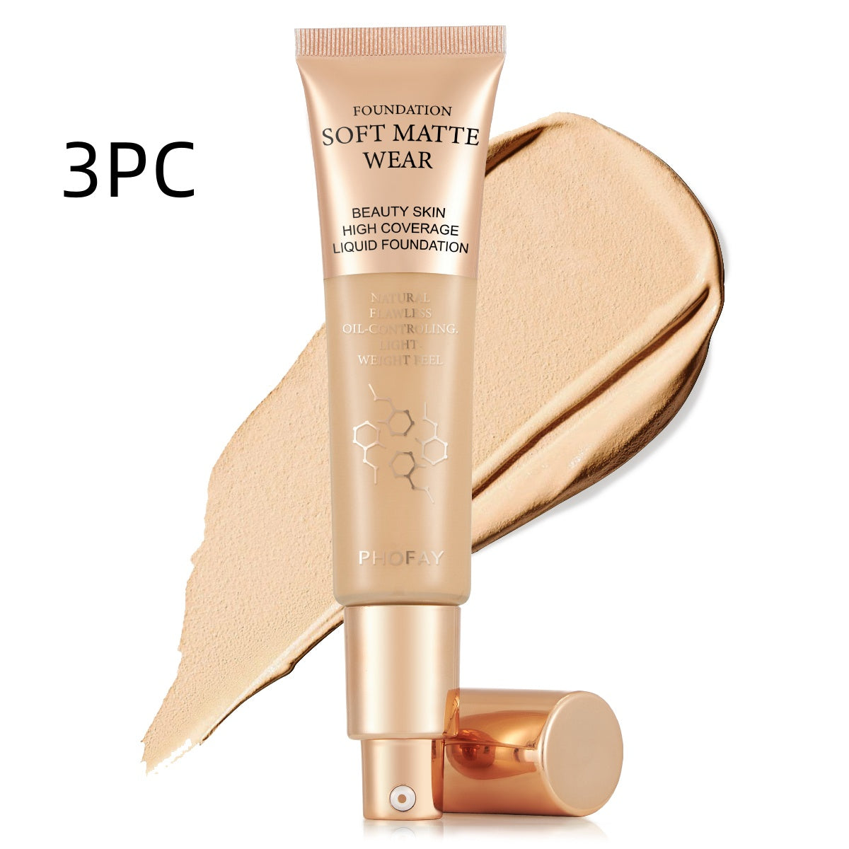 PHOFAY Full Coverage Foundation - 4 - CJ - 04 3PC - CJCZ212019627AZ