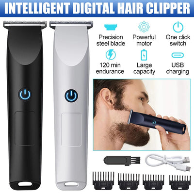 Men's Electric Hair Clippers Cordless Clippers Adult Razors Professional Trimmers Razor Hairdresse - 5 - CJ