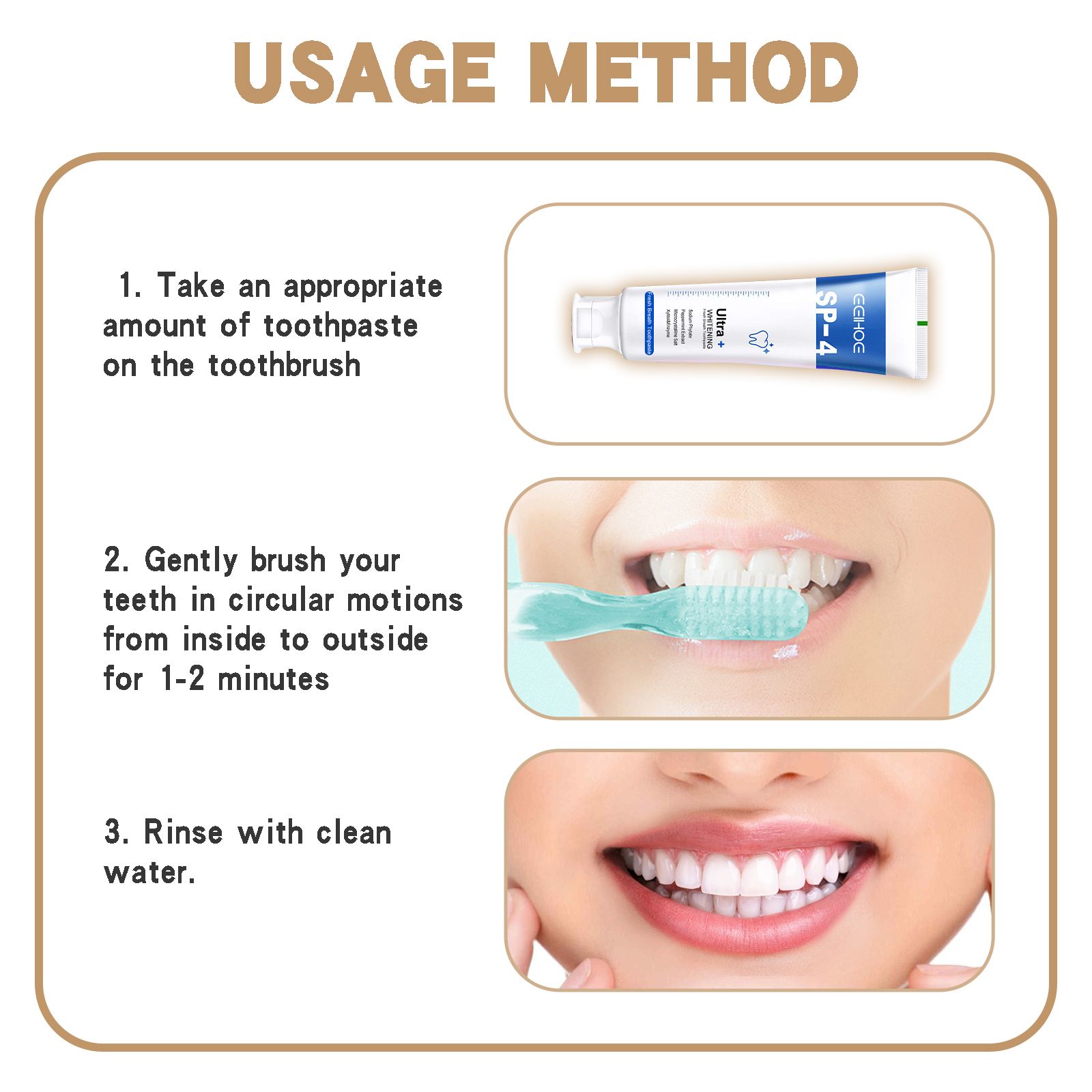 EELHOE Probiotic Brightening White Toothpaste For Oral Cleaning, Fresh Breath, And Gum Protection - 5 - CJ