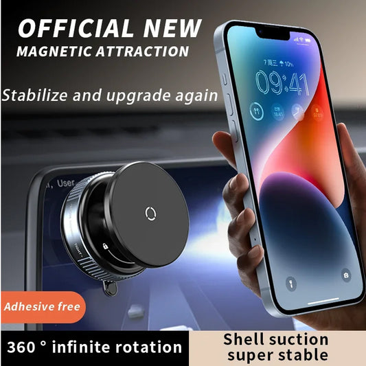 Car Phone Holder, Upgraded 360Adjustable Vacuum Suction 20X  Magnets - 5 - CJ