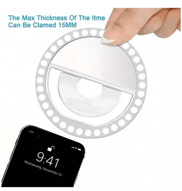 Clip - On Selfie Ring Light - 5 - CJ