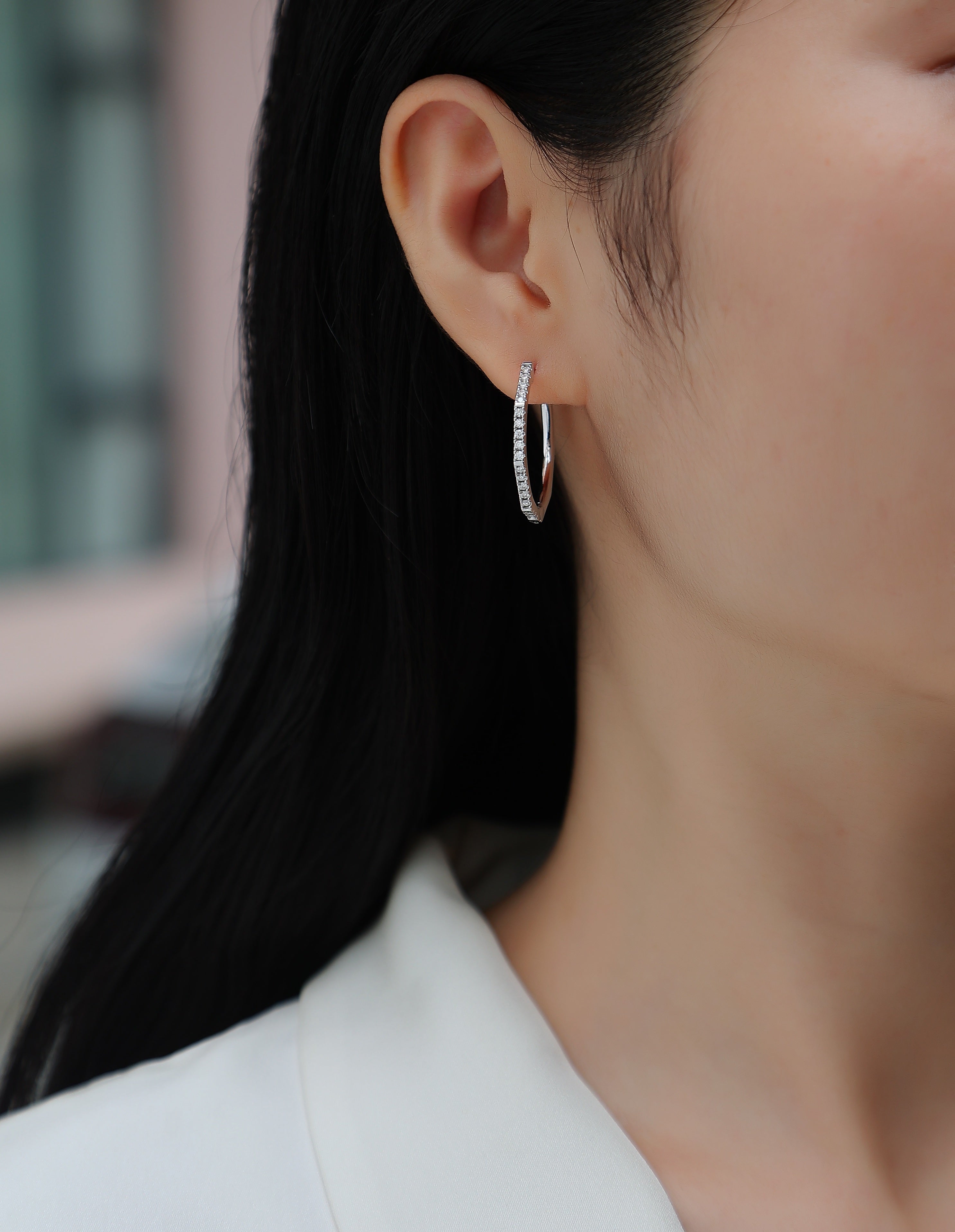 1Modern Star Ring - Fashionable Earrings And Stud Jewelry Set With Moissanite S925 Sterling Silver And Platinum - plated Diamonds Prohibit TikTok sales - 5 - CJ