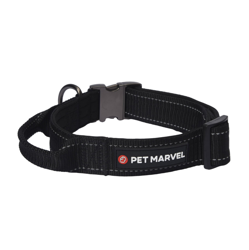 PET MARVELHigh Performance Tactical Dog Collar 1.25 In Wide With Handle