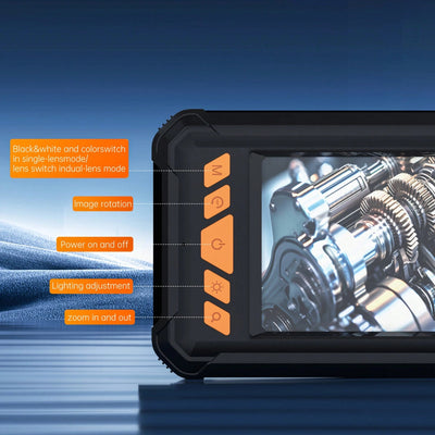 Handheld Industrial Endoscope Camera With 4.3 Inch IPS Screen IP67 HD Inspection Borescope 8 Adjustble LED - 1080P HD Borescope, - Portable Inspection Camera With Semi - Rigid Cord & Probe For, Plumbin - 5 - CJ