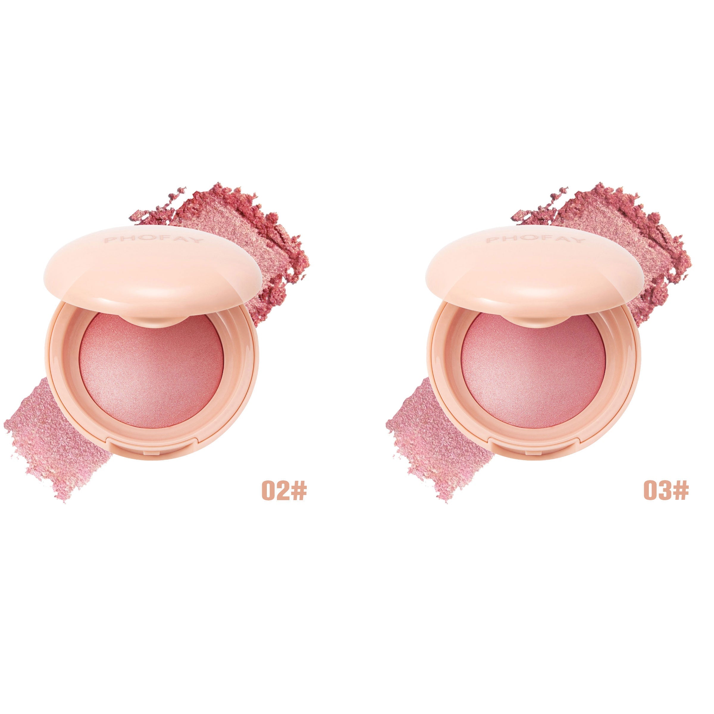 PHOFAY Luminous Powder Blush - 4 - CJ - Set5 - CJCZ203768216PK