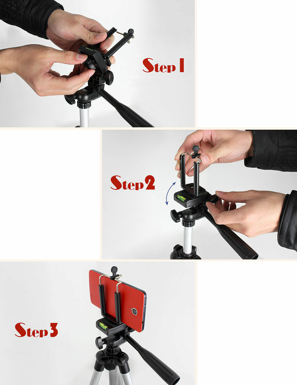 Professional Camera Tripod Stand Holder Mount For Cell Phone, Portable Tripod, Mobile Phone Live Stream Holder, Camera Tripod - 5 - CJ
