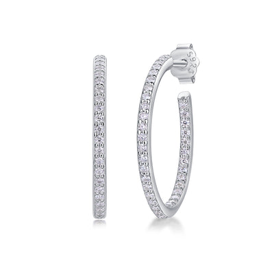 1Ribbon - Square Moissanite S925 Sterling Silver Earrings With Platinum - plated Stud Earrings, A Fashionable And Luxurious Diamond Jewelry Accessory Prohibit TikTok sales - 5 - cjdropshipping