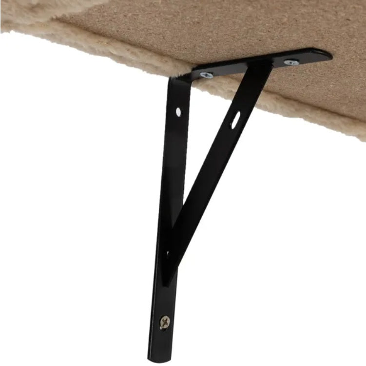 5 Pcs Wall Mounted Cat Climber Set  Floating Cat Shelves And Perches  Cat Activity Tree With Scratching Posts  Modern Cat Furniture - 5 - CJ