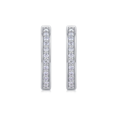 1Morning Dew - Fashionable And Luxurious Diamond Jewelry Set With Moissanite S925 Sterling Silver And Platinum - plated Stud Earrings Prohibit TikTok sales - 5 - cjdropshipping
