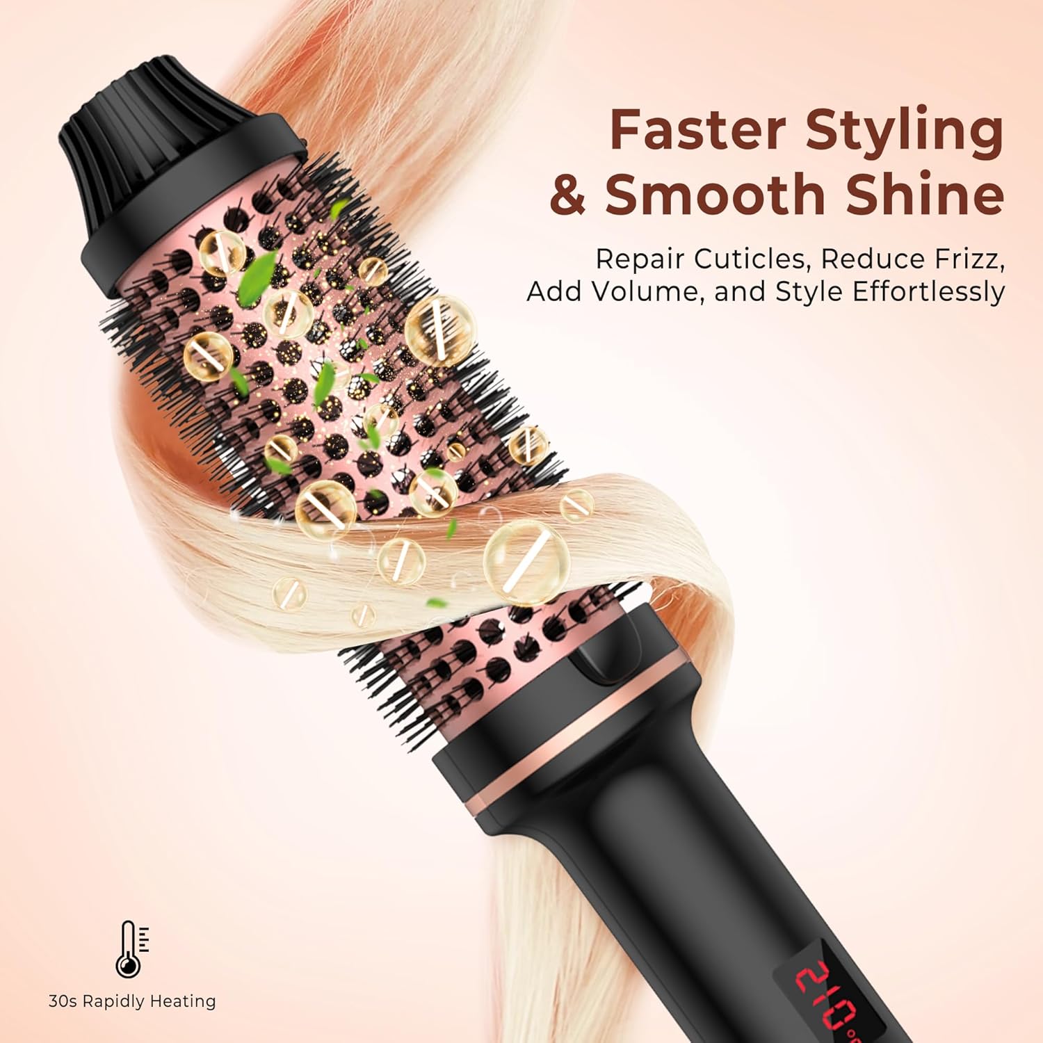 Hot - Air Brushes Thermal Brush 1.5 Inch Curling Iron Volumizing Brush - 5 - CJ