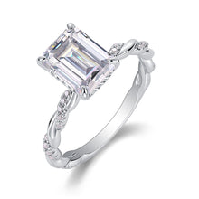 1Chasing Light - A Fashionable Diamond Jewelry Piece Set With Moissanite S925 Sterling Silver And Platinum - plated Diamond Ring Prohibit TikTok sales - 5 - CJ