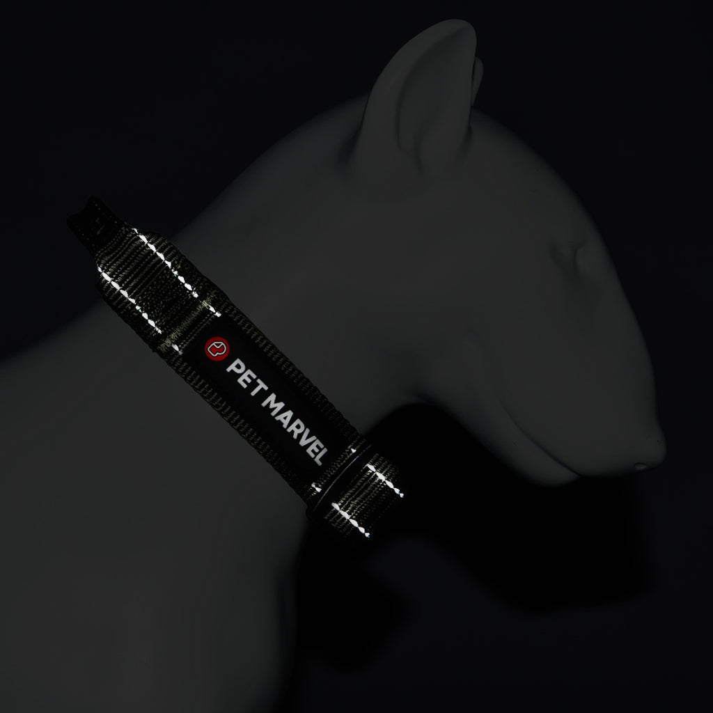 PET MARVELHigh Performance Tactical Dog Collar 1.25 In Wide With Handle