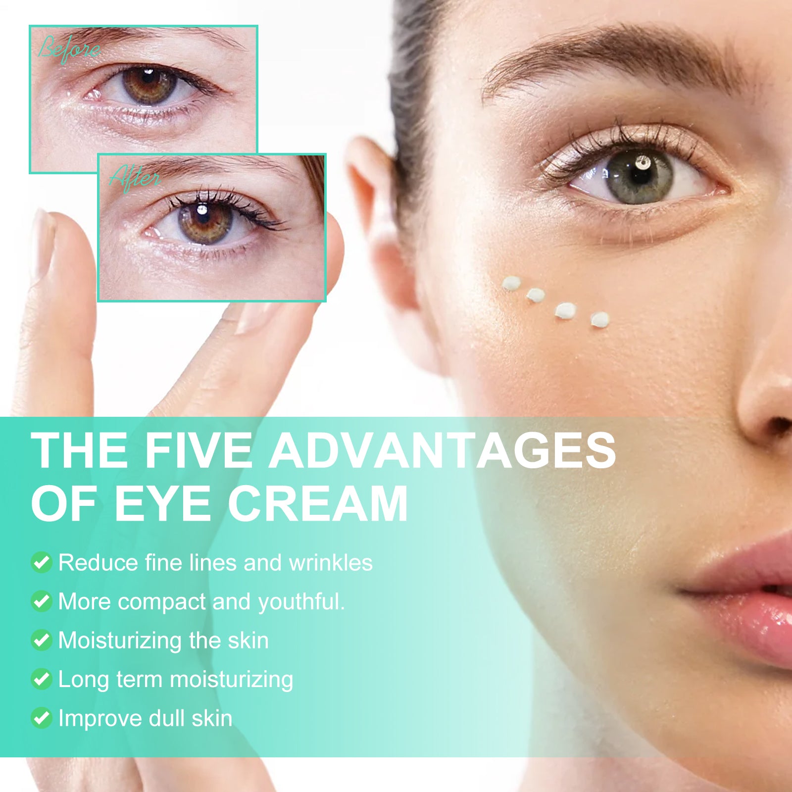 Wiyun Retinol Firming Cream Reduces Fine Lines, Bags And Dark Circles Under The Eyes, Restores Skin Elasticity And Moisturizes Firming Cream - 5 - CJ
