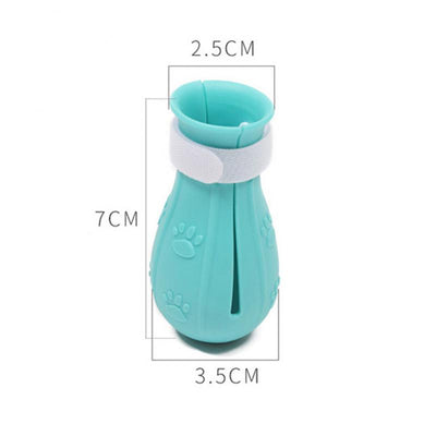 Adjustable Cat Foot Claw Cover Anti - Scratch Prickly Nail Glove Cat Boots For Cats Only, Anti - Scratch Cat Feet Claw Covers Adjustable Prickly Anti - Off Shoes Nail Glove - 5 - CJ