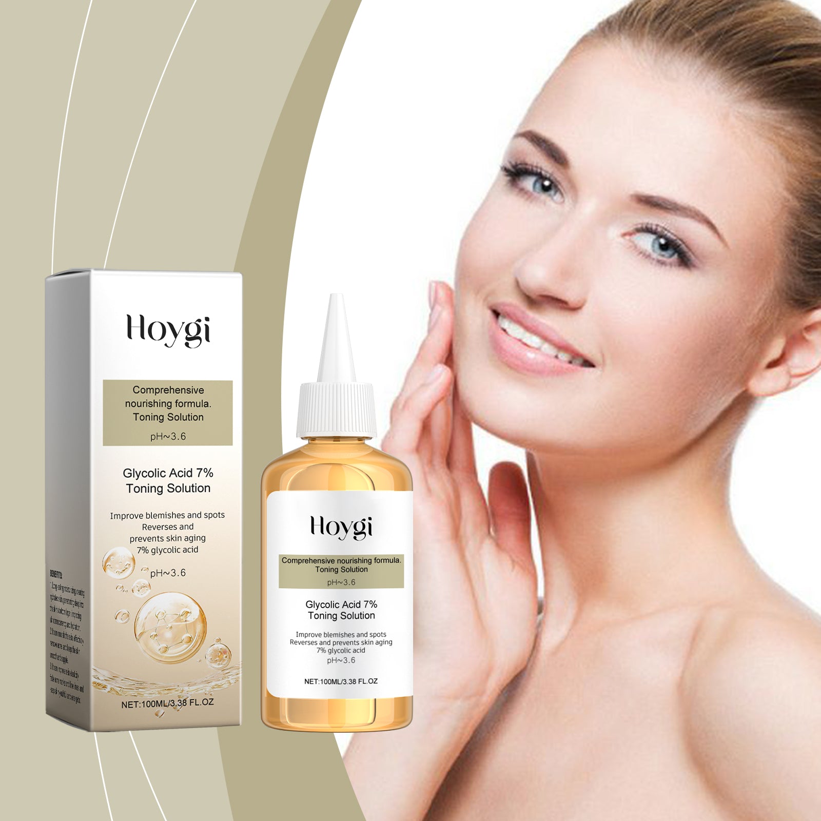 Hoygi Toner Gently Cleanses Face Balance Oil Delicate Tender Skin Moisturizing Moisturizing Toner - 5 - CJ