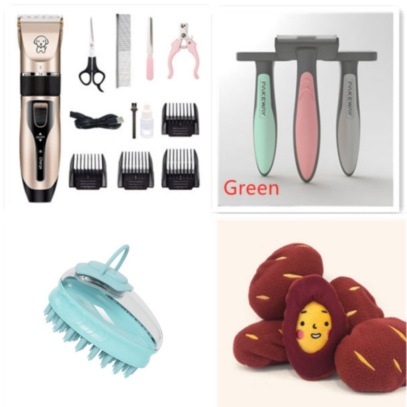 Dog Shaver Pet Teddy Cat Shaving Dog Hair Professional Hair Clipper - 0 - CJ - SetB - CJJJCWGY01635 - SetB